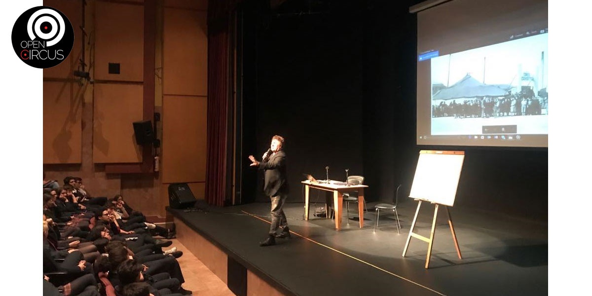 David Larible incontro con gli studenti del Colegio Leonardo Da Vinci 22 Maggio